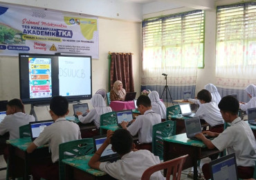 TKA di SD Negeri 144 Pekanbaru Berlangsung Kondusif