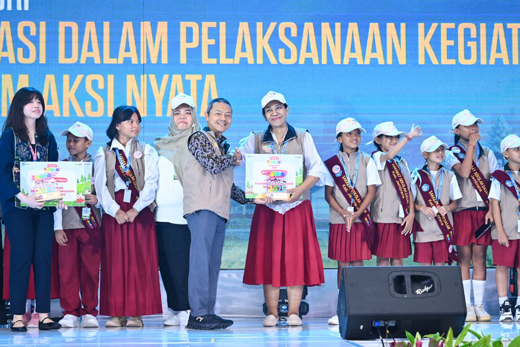 Wamendikdasmen Ajak Murid SD Hidupkan Tujuh Kebiasaan Anak Indonesia Hebat dalam Puncak Apresiasi Semarak Sahabat Sekolah Dasar