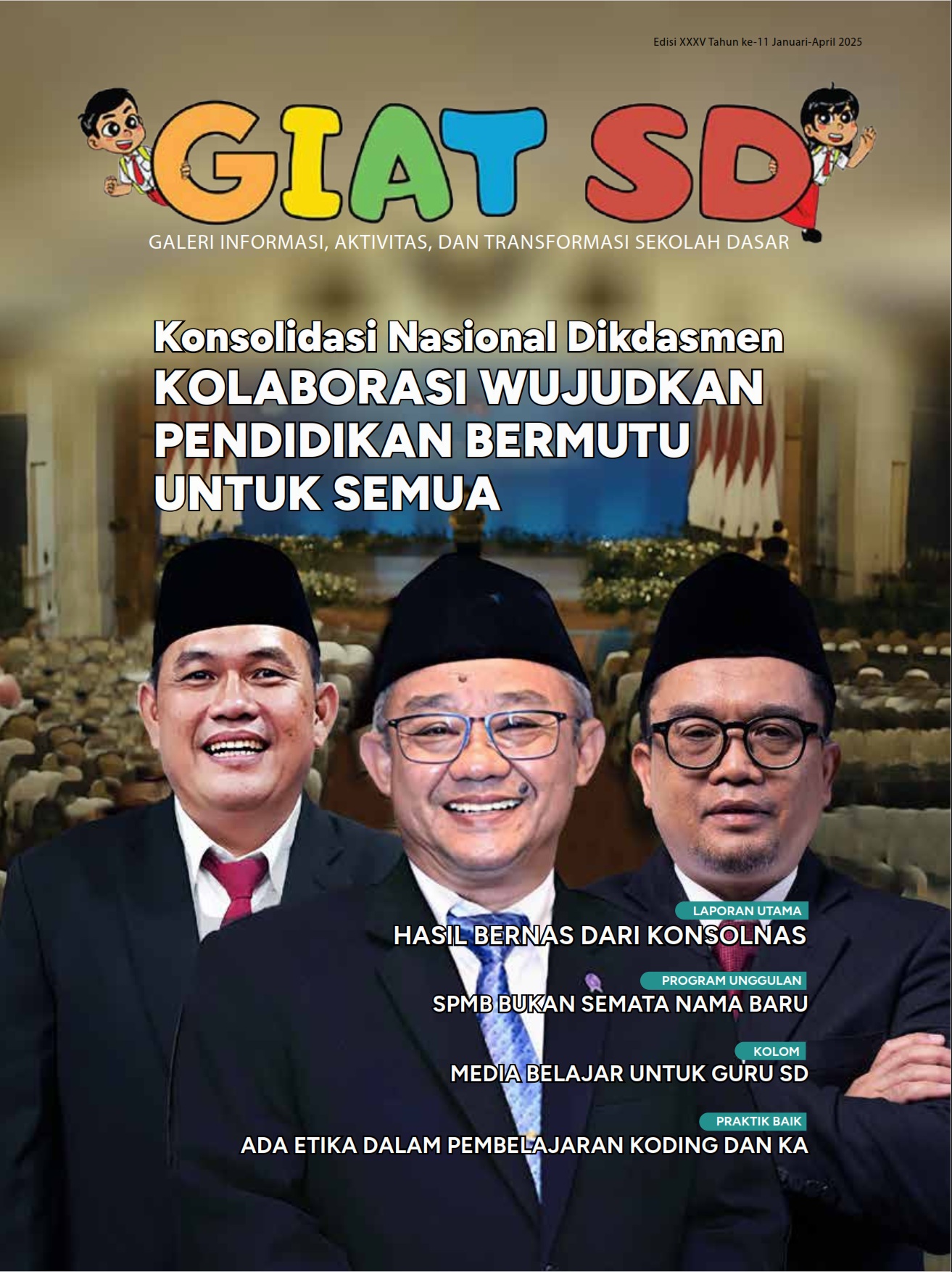 buku Majalah GIAT SD Edisi XXXV Januari-April 2025