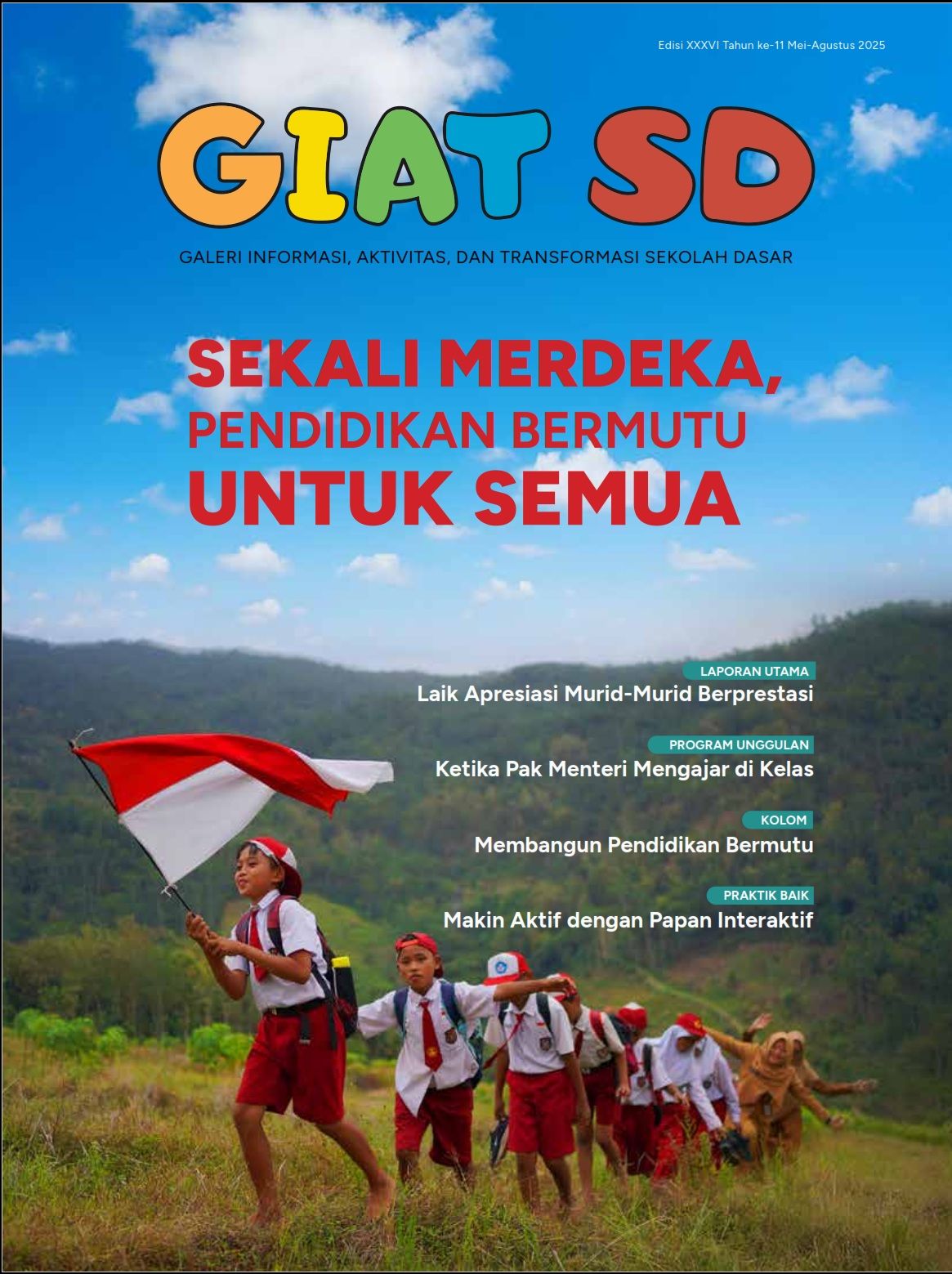 buku Majalah GIAT SD Edisi XXXVI Mei-Agustus 2025